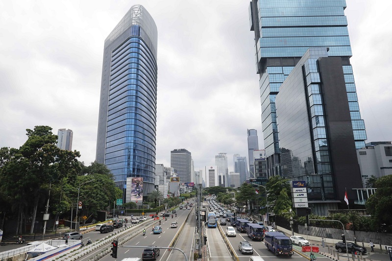 Kawasan Perkantoran Sudirman, Jakarta. foto: KabarBursa.com/Abbas Sandji