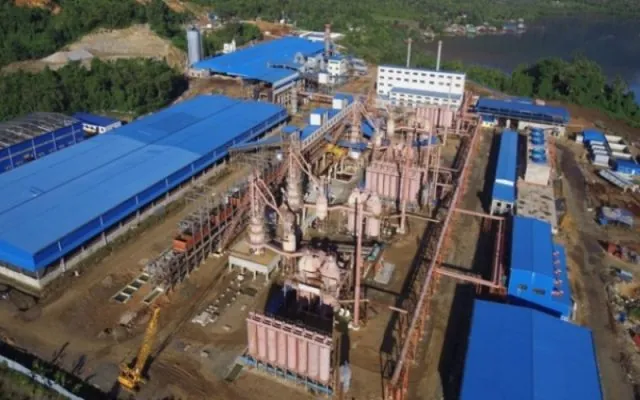 Salah satu smelter milik PT Central Omega Resources Tbk (DKFT). Foto: Dok Perusahaan