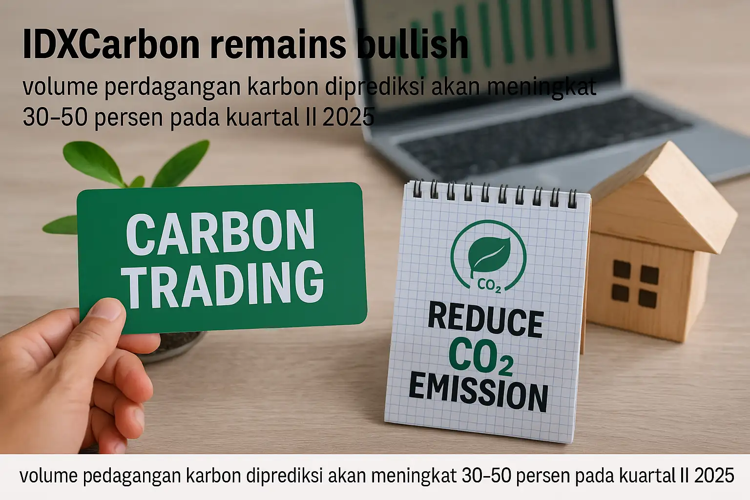 Ilustrasi perjalanan IDXCarbon sepanjang awal 2025. Foto: Dok KabarBursa.com