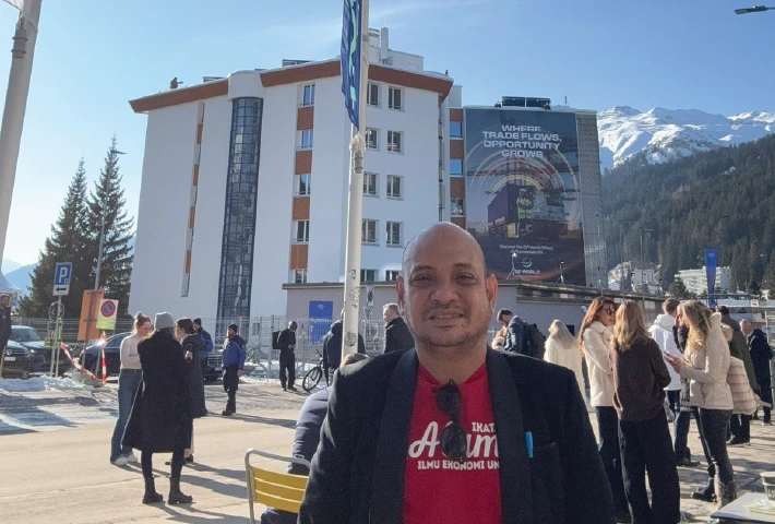 Pagi di Davos pada hari kedua World Economic Forum (WEF) 2026 terasa sedikit lebih bersahabat. Foto: Dok KabarBursa.com