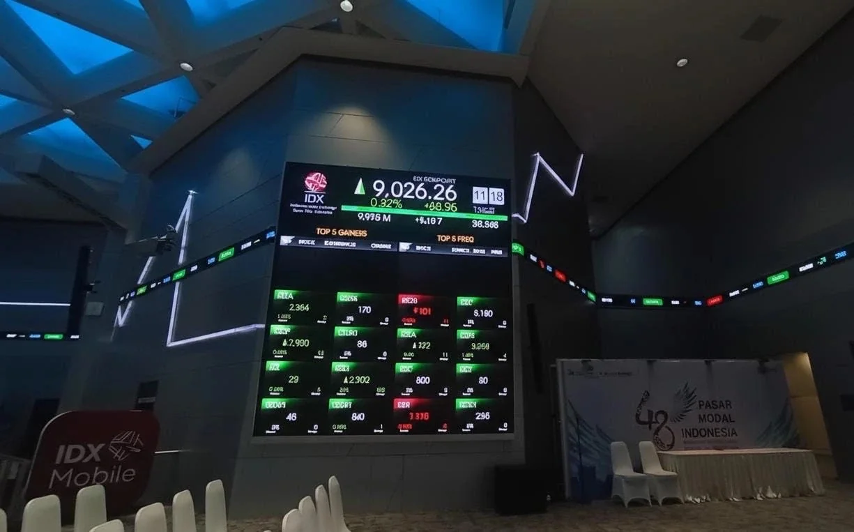 IHSG esok hari berpotensi bergerak ke level 9.000. Foto: Desty Luthfiani/KabarBursa.