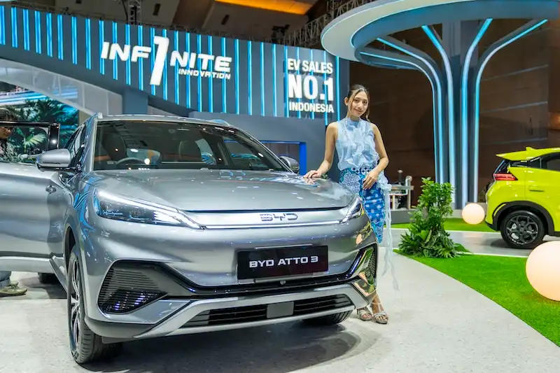 ATTO 3 Advanced Plus di IIMS 2026. Foto: Ist. 