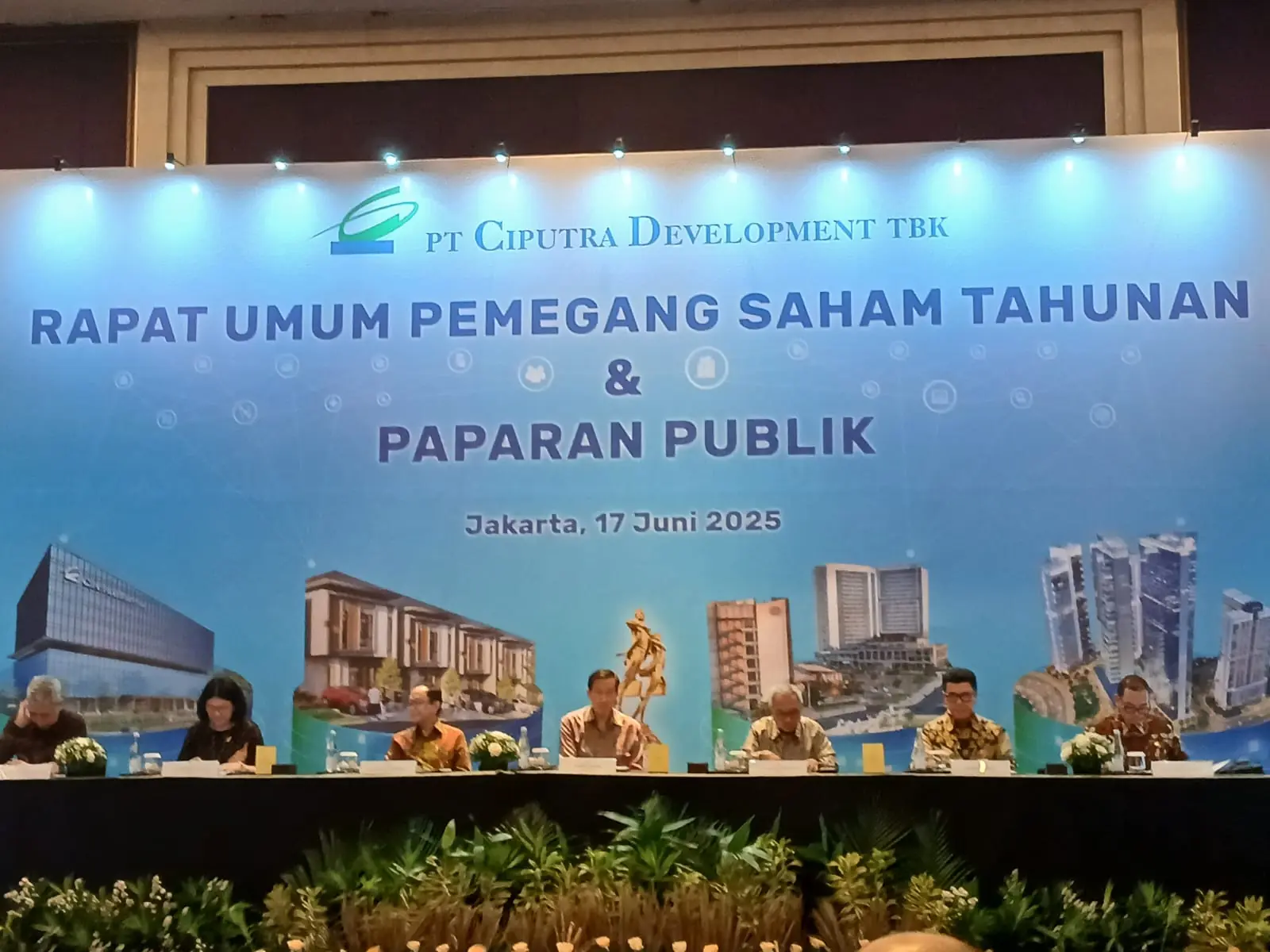 RUPST dan public expose PT Ciputra Development Tbk, Selasa, 17 Juni 2025. (Foto: KabarBursa/Hutama Prayoga).