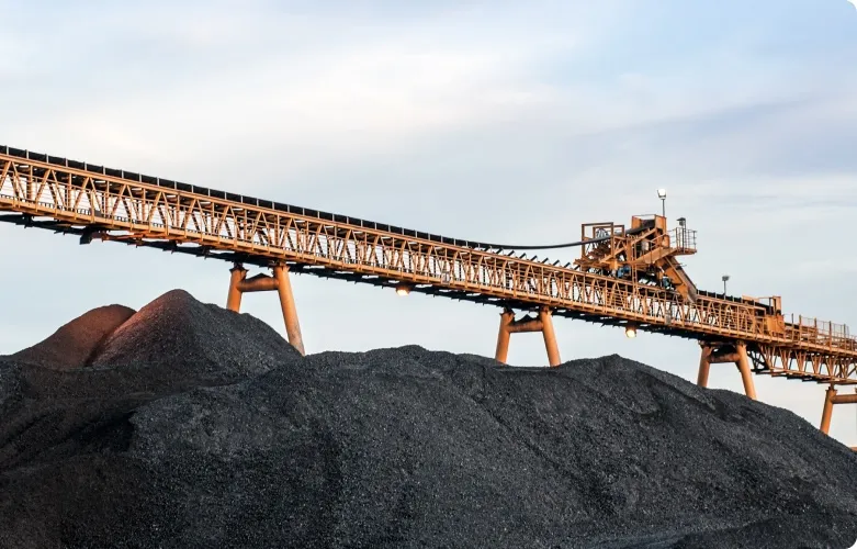Dirjen Minerba Kementerian ESDM Tri Winarno memaparkan realisasi produksi batu bara nasional yang mulai melambat pada awal 2026. (Foto: Dok. Kementerian ESDM)