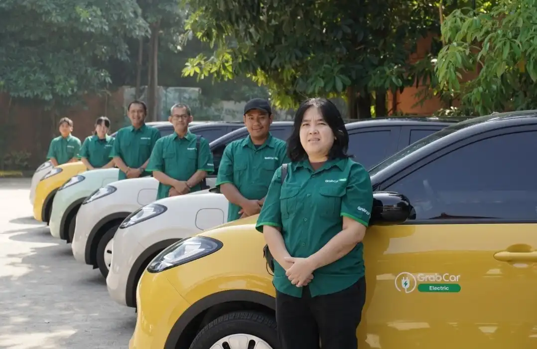 Wuling Motors bekerja sama dengan GrabRentals, mobil listrik Binguo EV Lite jadi armada baru Grab Electric. (Foto: dok. Wuling MotorsMotors) 