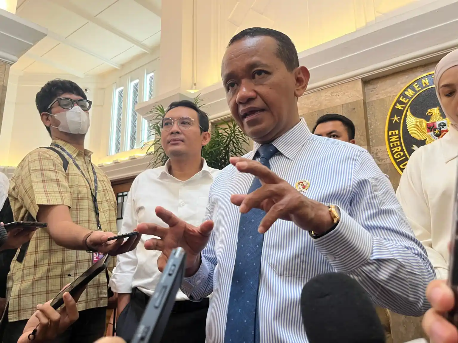 Menteri Energi dan Sumber Daya Mineral (ESDM) Bahlil Lahadalia (Foto: Gusti Ridani/KabarBursa.com) 