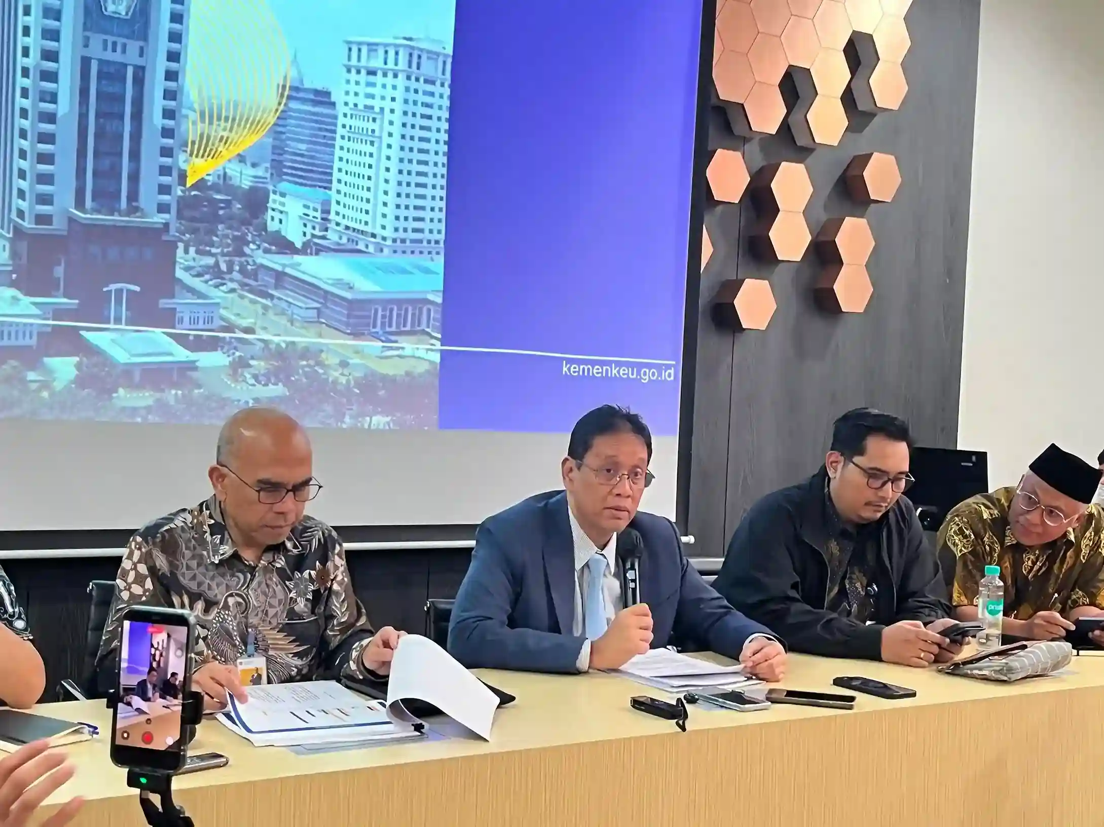 Menteri Keuangan, Purbaya Yudhi Sadewa dalam acara media briefing (Foto: Dok. Kabarbursa.com/Gusti Ridani)