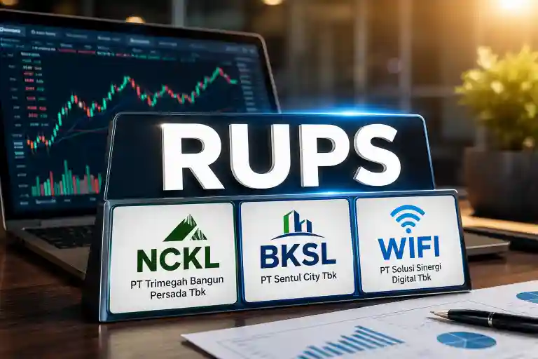 Sejumlah agenda penting akan menjadi pembahasan dalam RUPS NCKL, BKSL, dan WIFI, esok hari. (Foto: KabarBursa)