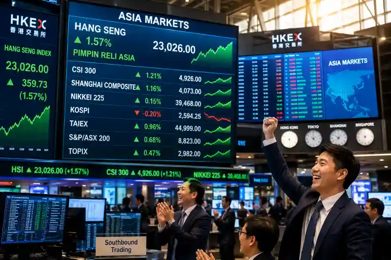 Sejumlah indeks saham Asia menghijau terdorong meredanya ketegangan di Selat Hormuz. (Foto: KabarBursa)