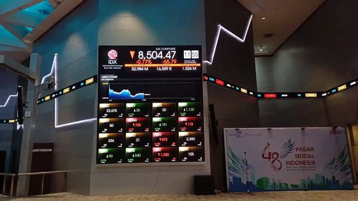 IHSG mengawali perdagangan di zona merah dengan turun ke level 5.801. Di saat yang sama, investor asing masih melanjutkan aksi jual bersih senilai Rp881 miliar, sementara mayoritas sektor saham bergerak melemah. Foto: Desty Luthfiani/KabarBursa.