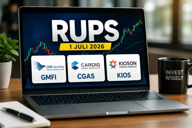 Besok, 1 Juli 2026, tiga emiten yaitu CGAS, GMFI dan KIOS akan menggelar RUPS di tempat yang berbeda. (Foto: KabarBursa)