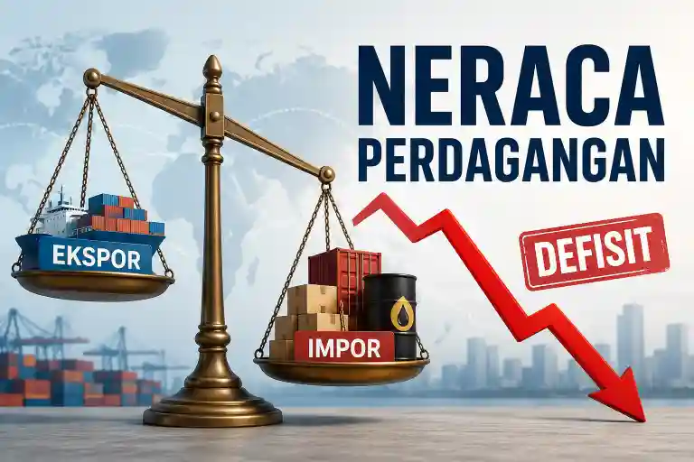 BPS melaporkan neraca perdagangan Indonesia mengalami defisit sebesar USD1,61 miliar. (Foto: dok BPS)