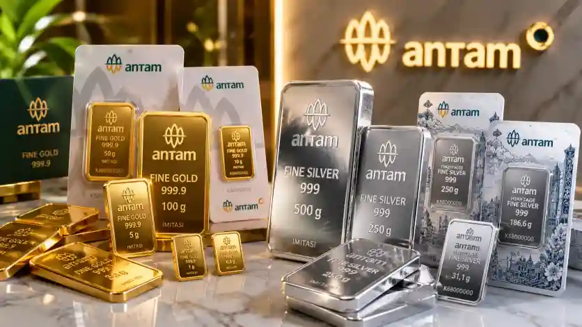 Harga emas Antam hari ini naik Rp15.000 menjadi Rp2.640.000 per gram dari sebelumnya Rp2.625.000 per gram. (Foto: KabarBursa)