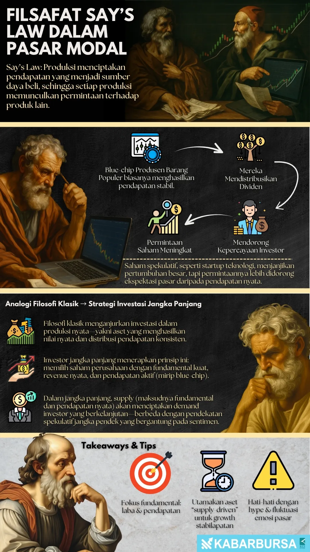 INFOGRAFIS Filsafat Say’s Law dalam Pasar Modal