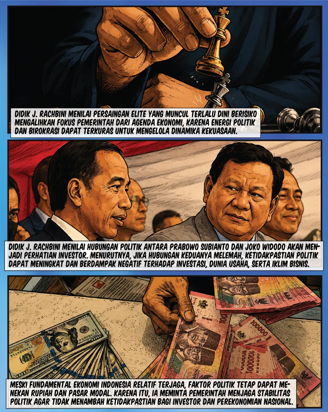 Safari Politik Jokowi Disorot Ekonom