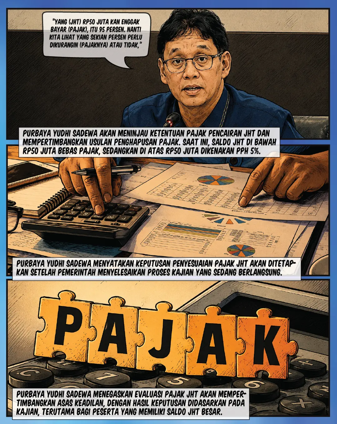 Purbaya Kaji Ulang Pajak JHT Saldo Besar
