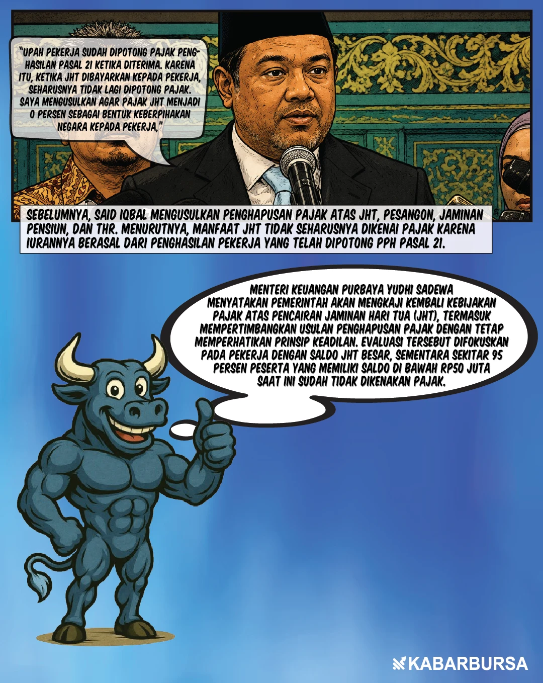Purbaya Kaji Ulang Pajak JHT Saldo Besar