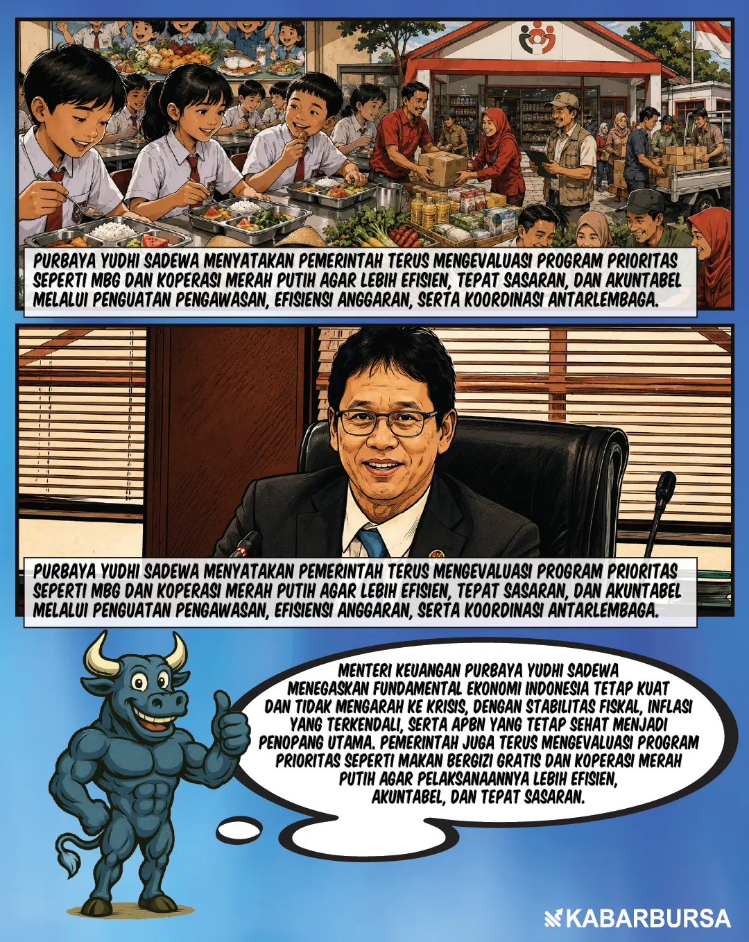 Purbaya: Indonesia Jauh dari Krisis Ekonomi
